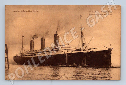 Pohlednice Německo zaoceánský parník S. S. Vaterland (P4183)
