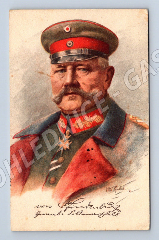 Pohlednice Německo maršál Hindenburg 1917 (P4187)