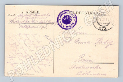 Pohlednice I. sv. válka Rakousko-Uhersko důstojník 1915 (P4209)