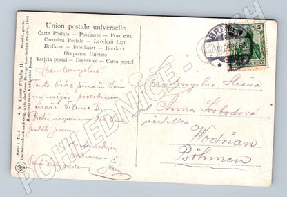Pohlednice Německo Císař Vilém II. 1908 (P4212)