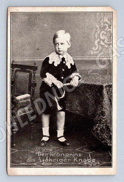 Pohlednice Německo Korunní princ jako 4letý chlapec 1918 (P4217)