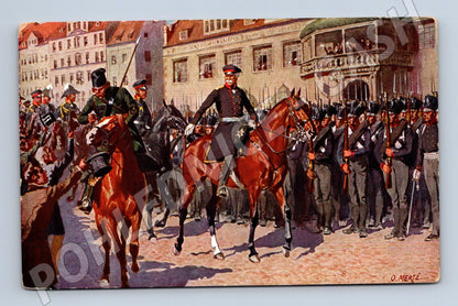 Pohlednice Německo Lipsko Blücherův vstup na tržiště 1913 (P4227)