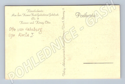 Pohlednice Rakousko Otto von Habsburg mladý chlapec (P4231)
