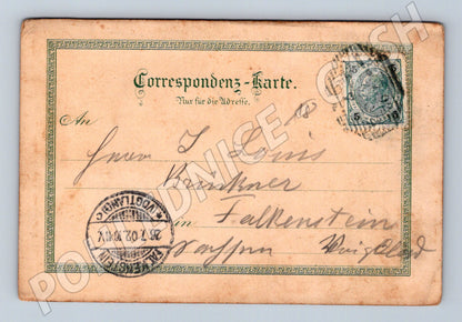 Pohlednice Děčín Gruss aus Tetschen 1902 (P4232)