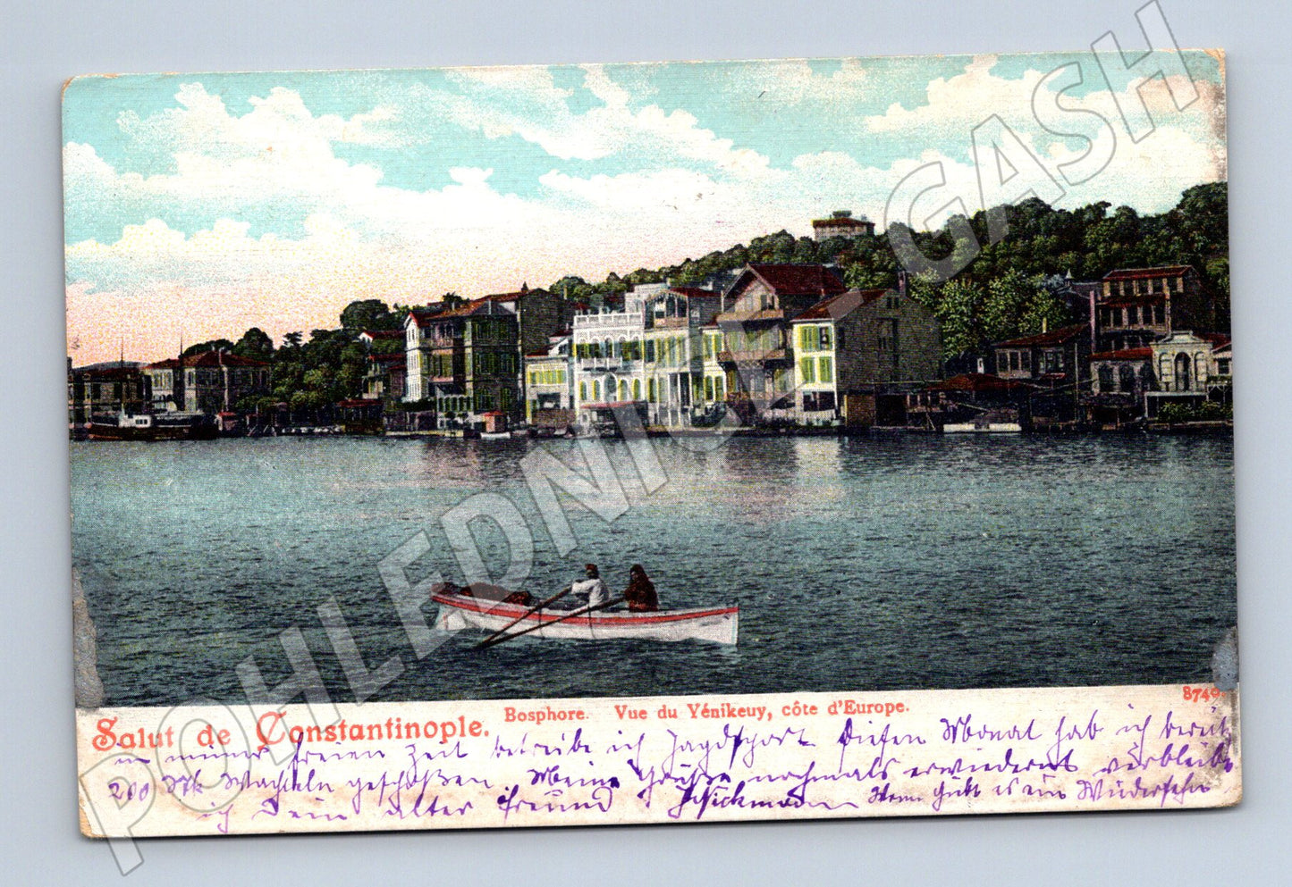 Pohlednice Turecko Konstantinopol Bospor 1910 (P4233)