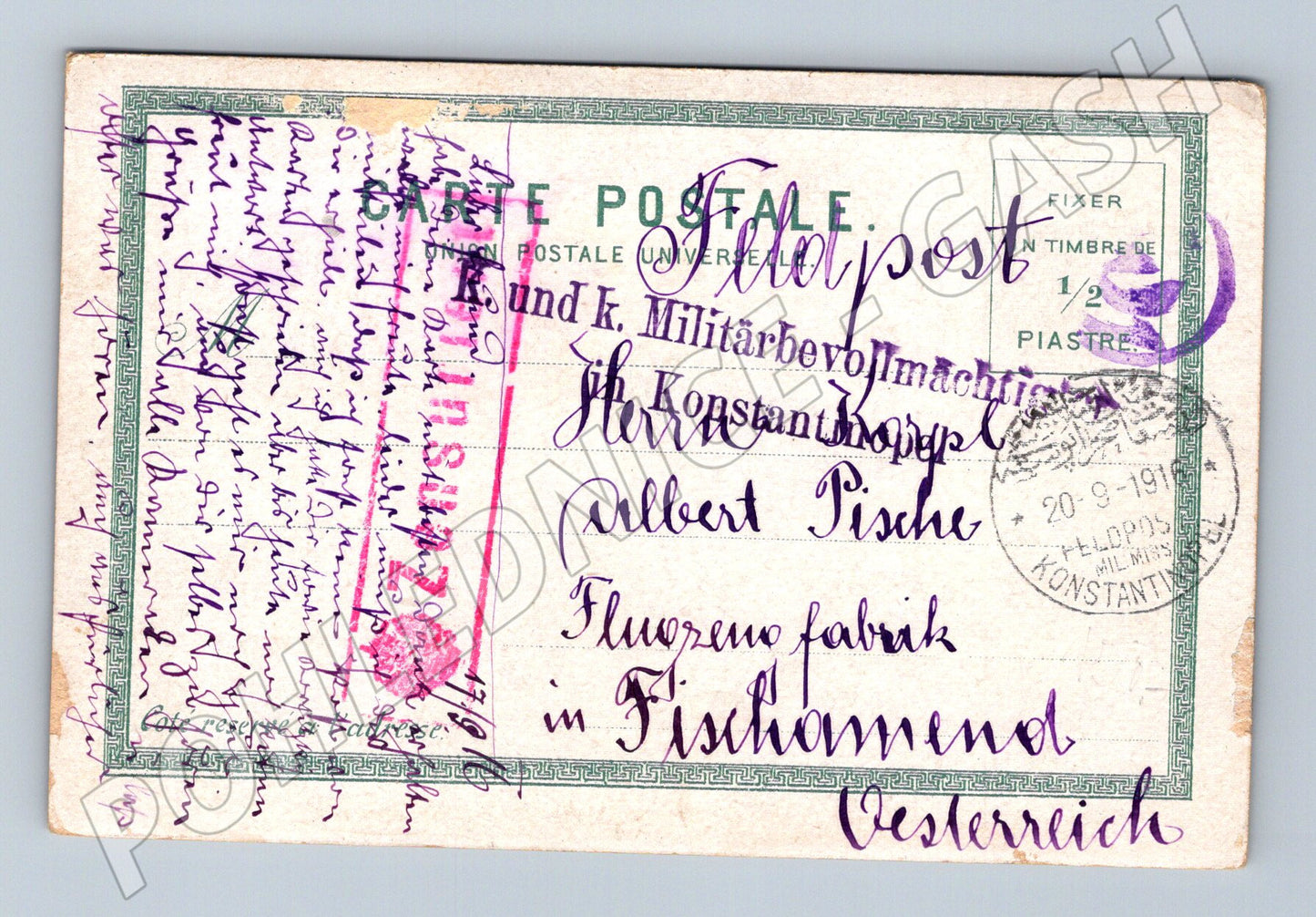 Pohlednice Turecko Konstantinopol Bospor 1910 (P4233)