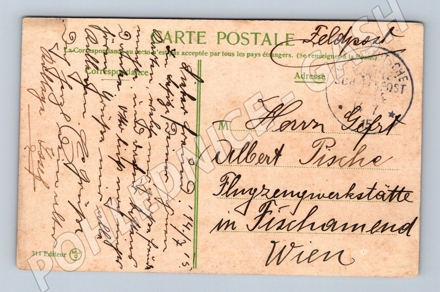 Pohlednice Turecko Konstantinopol Nový most 1915 (P4234)
