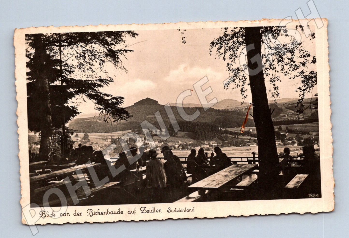 Pohlednice Sudetenland Zeidler Bickenbaude 1940 (P4242)