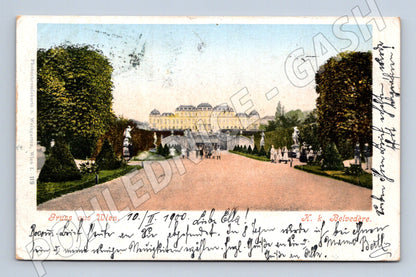 Pohlednice Rakousko Vídeň Belvedere 1900 (P4246)