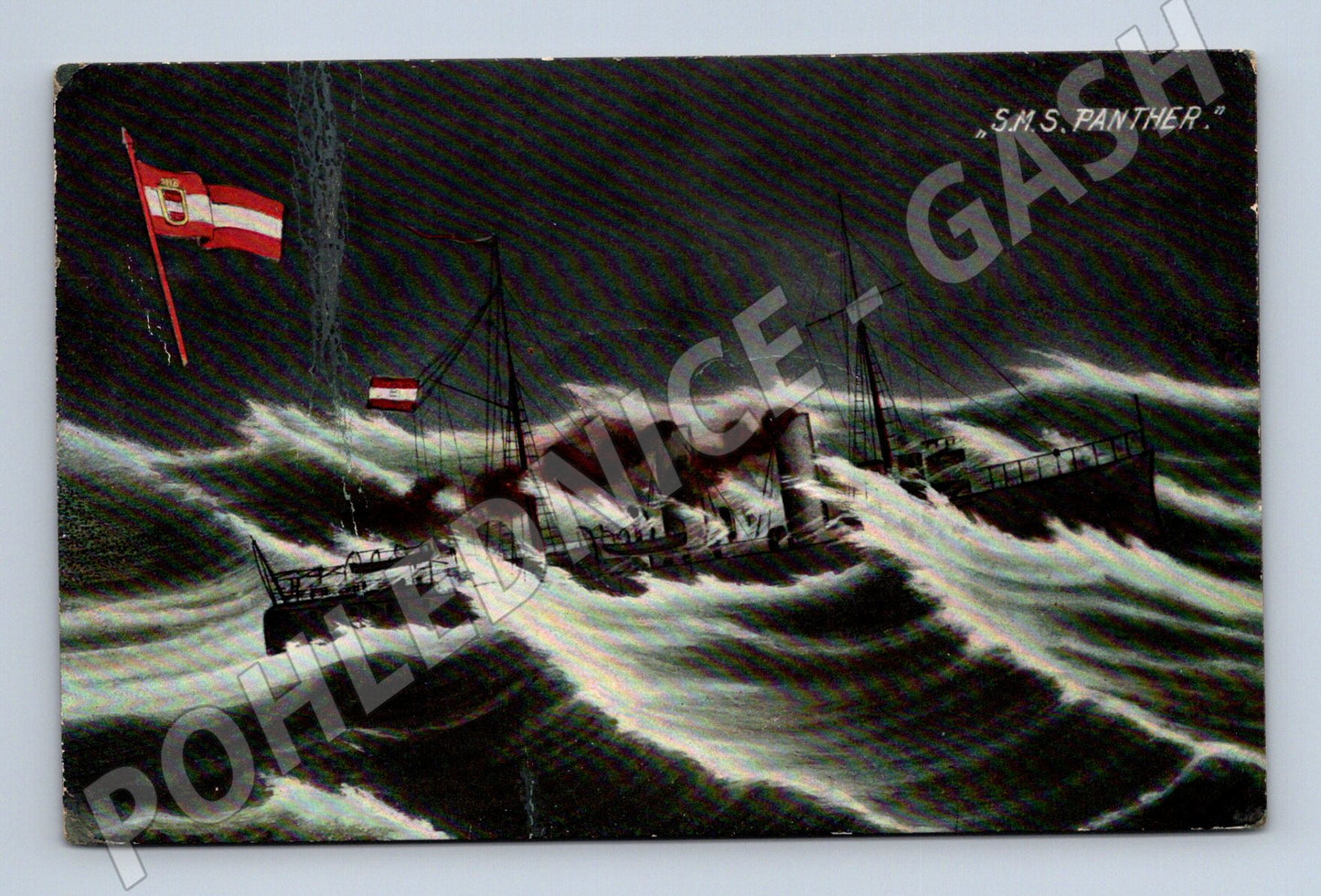 Pohlednice Rakousko-Uhersko válečná loď S.M.S. Panther 1914 (P4252)