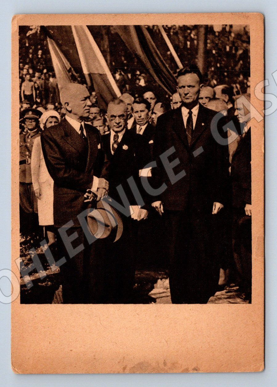 Postcard MAY 1945 welcoming the President of Czechoslovakia (ST3271)