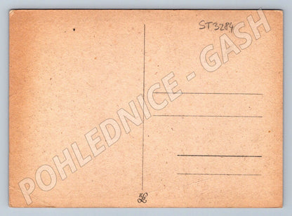 Postcard Gen. Svoboda, Gen. Boček, Gen. Liška and the President (ST3284)