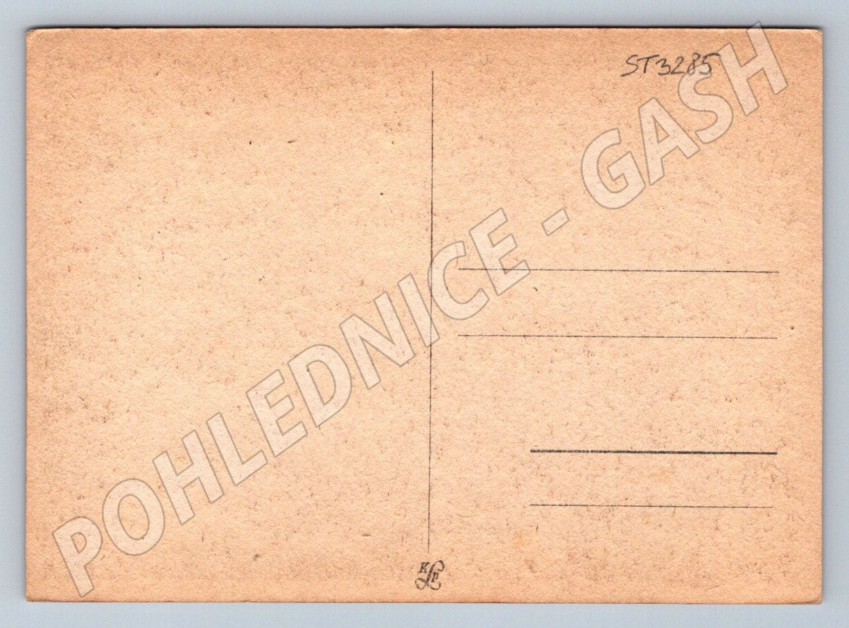 Postcard President's return to Prague, historical, unused (ST3285)