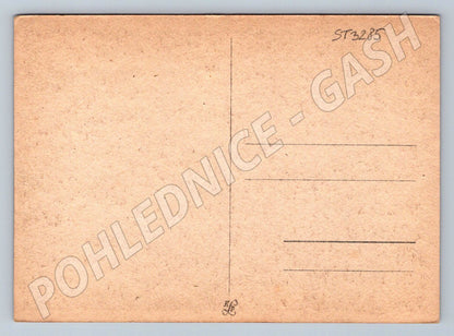 Postcard President's return to Prague, historical, unused (ST3285)