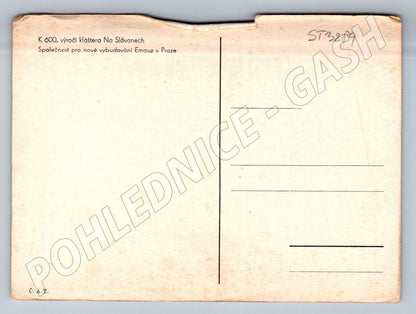 Postcard Salány Church of St. Gothard, old topography (ST3289)