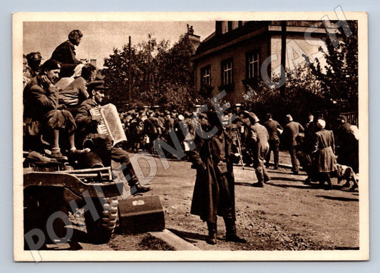 Postcard May 1945 Liberation small format historical (ST3302)