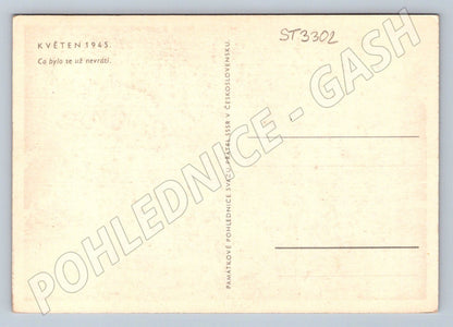 Postcard May 1945 Liberation small format historical (ST3302)
