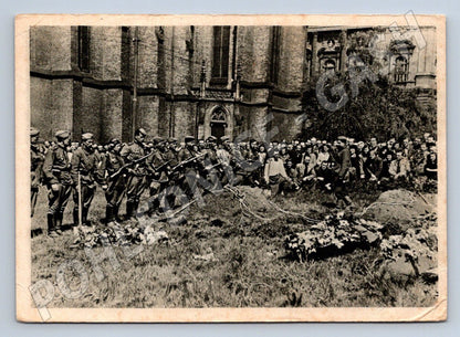 Pohlednice Hrob padlých ruských vojáků 1919 Rusko historická (ST3303)