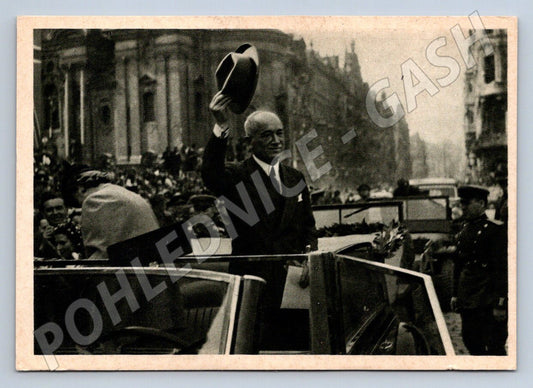 Pohlednice prezident Edvard Beneš na Staroměstském náměstí (ST3307)