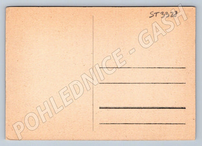 Postcard 1st Czechoslovak Armored Brigade, bugler announces the president (ST3328)