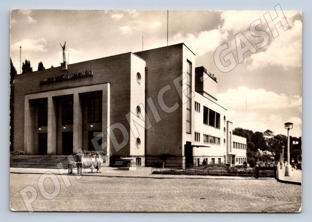 Postcard Chřibská Theatre Historical Architecture (ST3337)