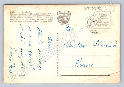 Postcard castle Krást u Chrudimi historical (ST3342)