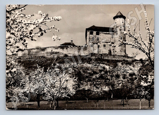 Postcard Kunětická hora castle Czech Republic vintage collector's item (ST3343)