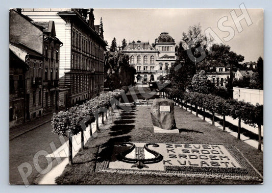 Postcard Litomyšl Smetanavy Sady Castle Garden (ST3355)