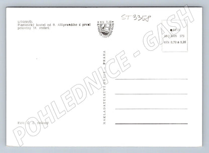 Postcard Litomyšl Gothic church first half of the 16th century (ST3358)