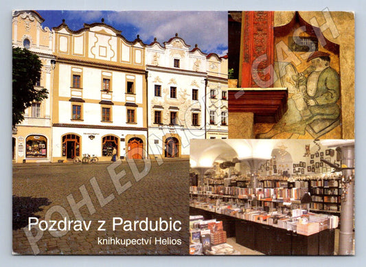 Pohlednice pardubice knihkupectví helios velký formát (ST3362)