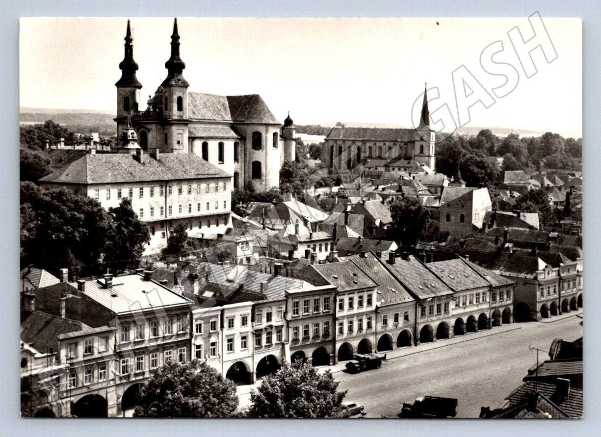 Postcard Litomyšl black and white view to 1950 (ST3364)