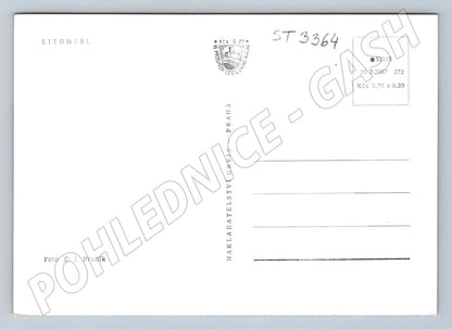 Postcard Litomyšl black and white view to 1950 (ST3364)