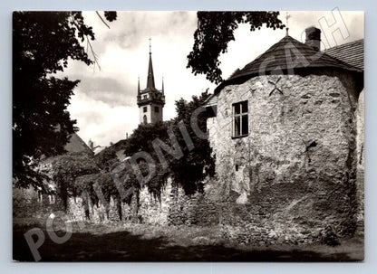 Postcard shelf old castles black and white historical (ST3366)