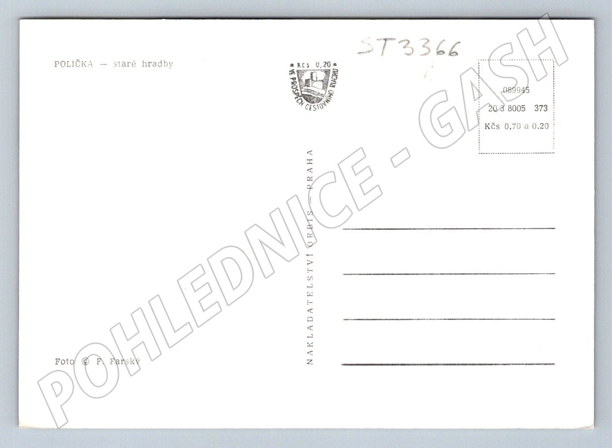 Postcard shelf old castles black and white historical (ST3366)