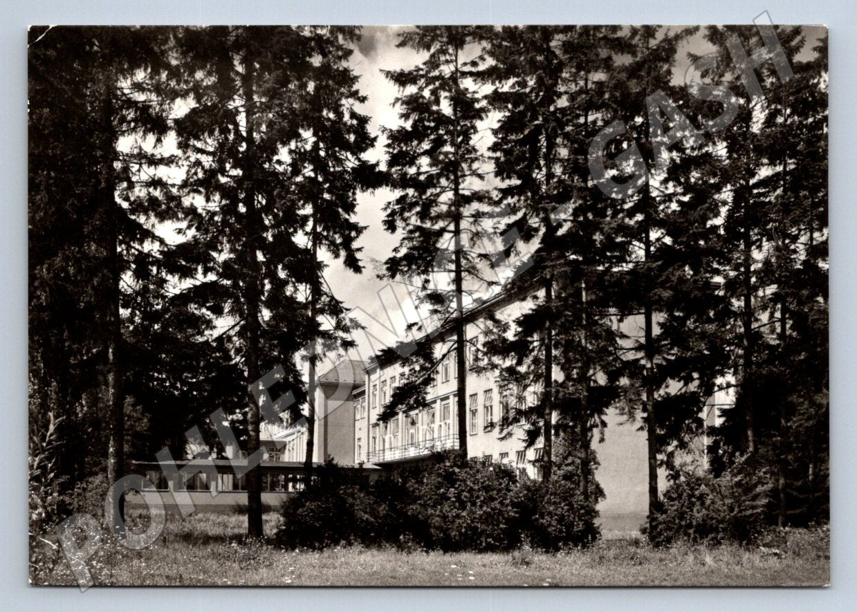 Postcard black and white postcard Svitavy with buildings by Z. Zepkel (ST3367)