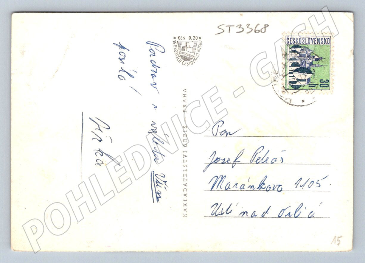 Postcard Holice historical postcard small format until 1950 (ST3368)