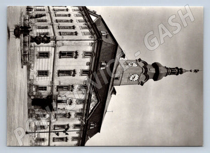 Postcard historical postcard of the town hall in the early days of the Czech Republic (ST3373)