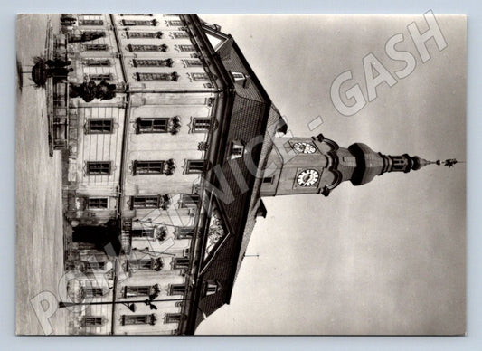 Postcard historical postcard of the town hall in the early days of the Czech Republic (ST3373)