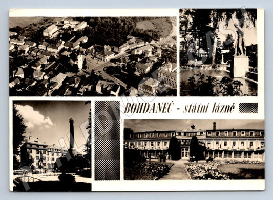 Postcard Bohdaneč State Spa Czech Republic small format until 1950 (ST3376)