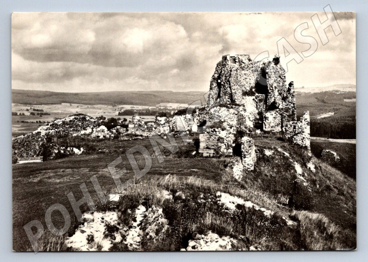 Postcard Old Svetlov Castle Ruins Historical (ST3392)