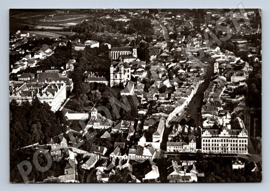Pohlednice litomyšl letecký pohled autor b. vavříšek (ST3419)