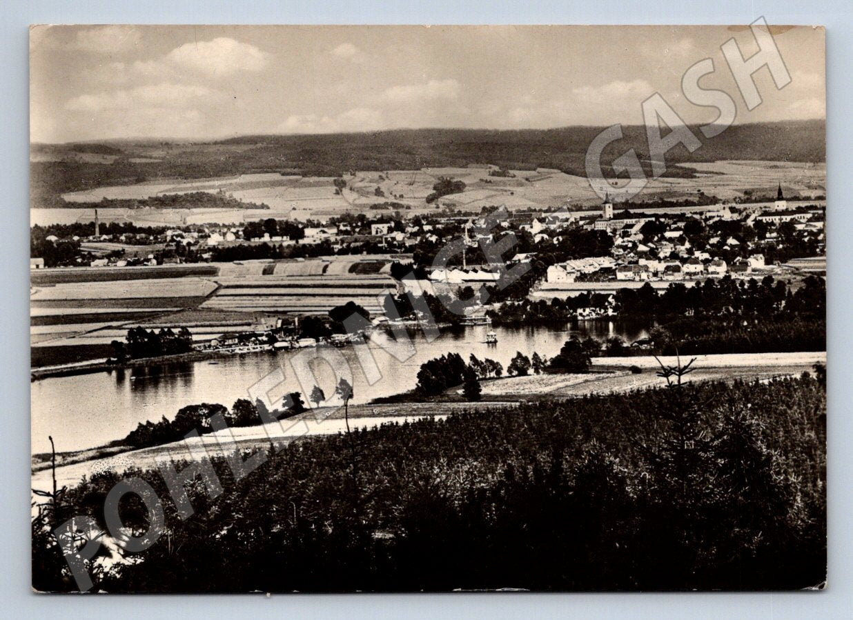 Lanškroun historical postcard, black and white, until 1950 (ST3421)