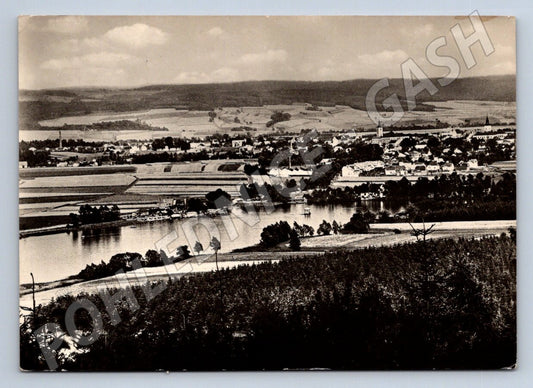 Lanškroun historical postcard, black and white, until 1950 (ST3421)