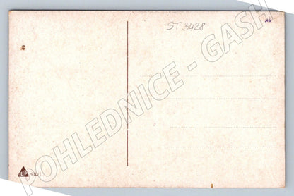 Antique postcard with folk costume ethnography (ST3428)