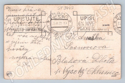 Postcard Long Live Anna 1921 small format (ST3447)