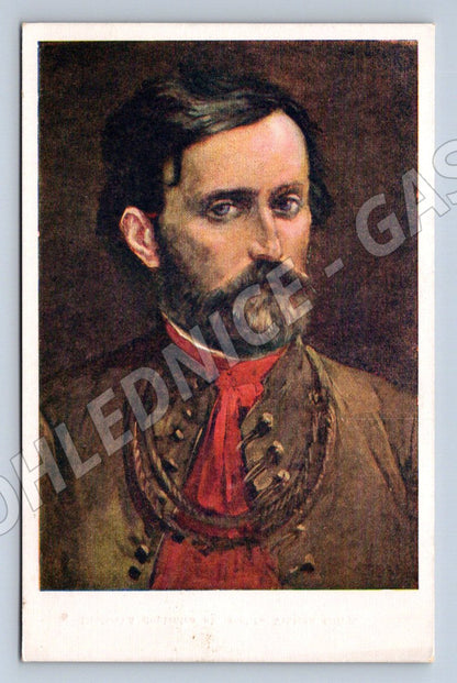 Postcard art postcard portrait by Viktor Oliva (ST3456)
