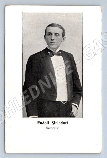 Postcard Rudolf Steindorf humorist historical unused (ST3458)