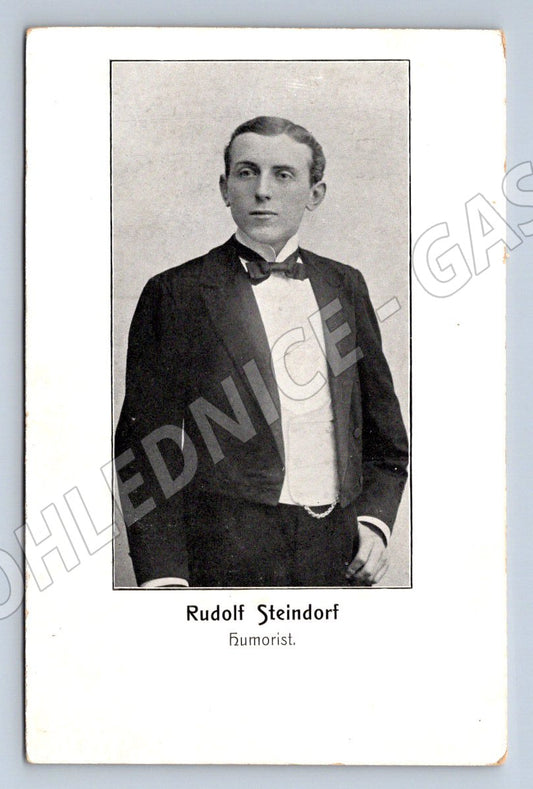 Postcard Rudolf Steindorf humorist historical unused (ST3458)