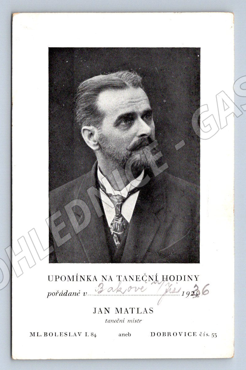 Postcard historical postcard Jan Matlas dancing master (ST3459)