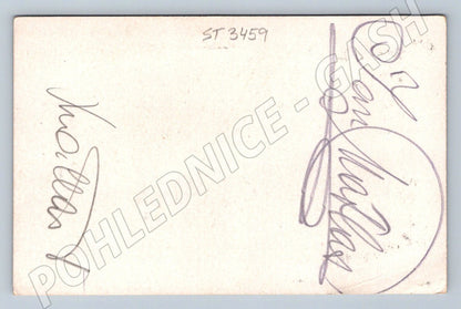 Postcard historical postcard Jan Matlas dancing master (ST3459)